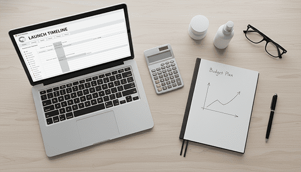 business strategy for beauty brand launch