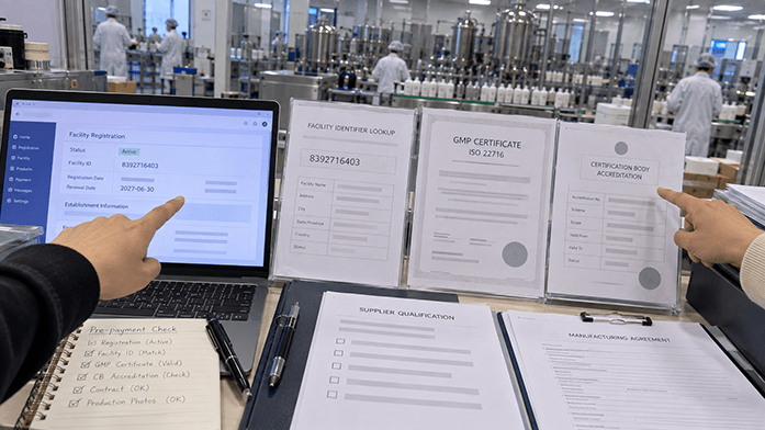 How to Verify Your Cosmetic Manufacturer’s FDA Registration — Step by Step