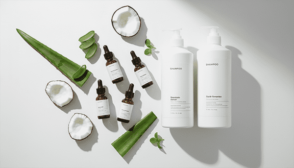 private label hair and body care collection