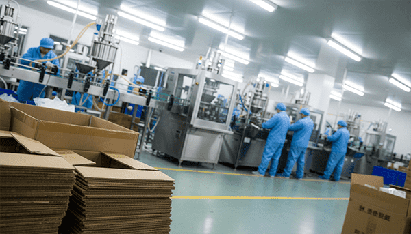 Canadian cosmetic manufacturing plant floor