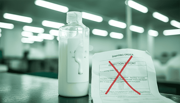 broken cosmetic bottle with money burning