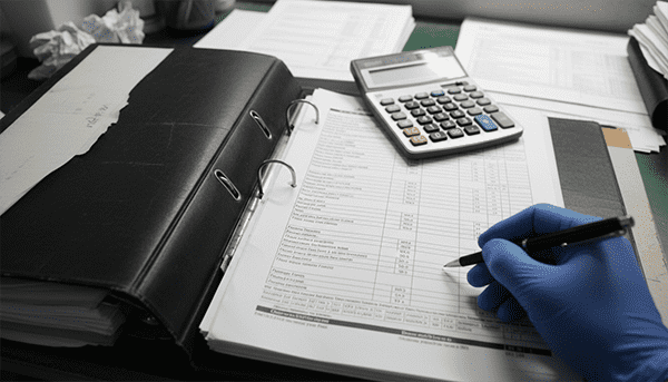 Cost of Organic Certification calculator and financial documents