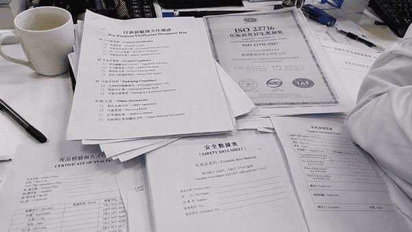 What Document Map Should a Beauty Brand Request Before Paying a Cosmetic OEM Factory?