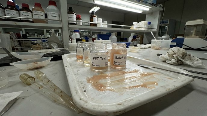 Various types of cosmetic packaging like jars, pumps, and tubes